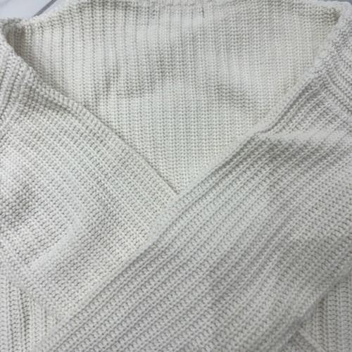 White knitted blouse used, size S