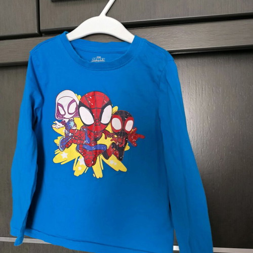 Spidey T-shirt No4-6 like new, blue for boys