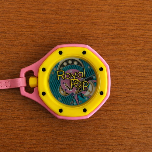 Audemars Piguet x Swatch Royal Pop pocket watch, Lan Ba & Otg Roz
