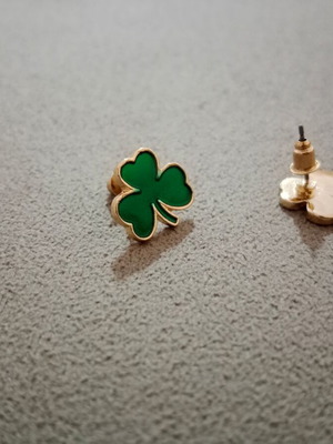 Panathinaikos Shamrock Earrings new