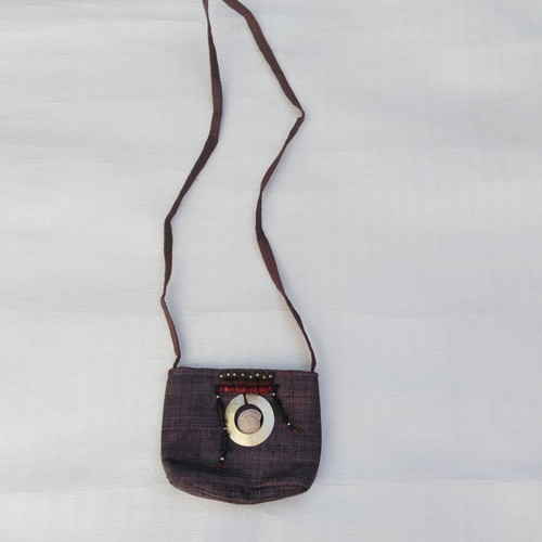 Straw Shoulder Bag new with beads and shells