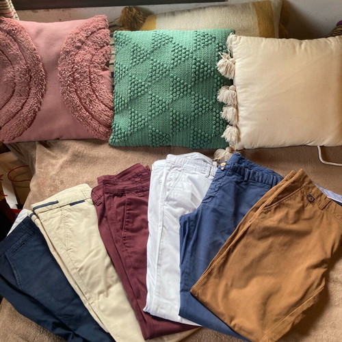 Massimo Dutti men's pants like new, pack of 6, multicolor, size M