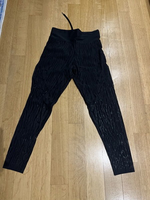 Oysho leggings with transparency like new, black, size XS