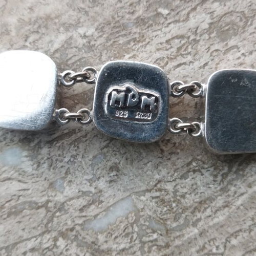 Silver 925 Mom Bracelet new, 18.7g, 19cm