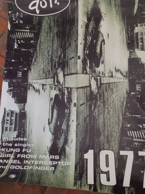 Ash 1977 Promo αφίσα μεταχειρισμένη, περίπου 55x36 εκ.