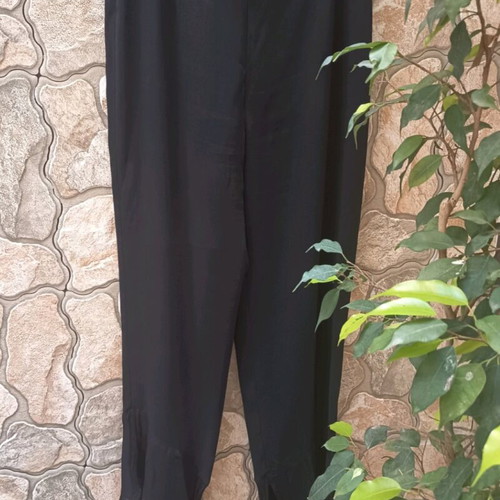 Lussile evening pants like new, size 48, black