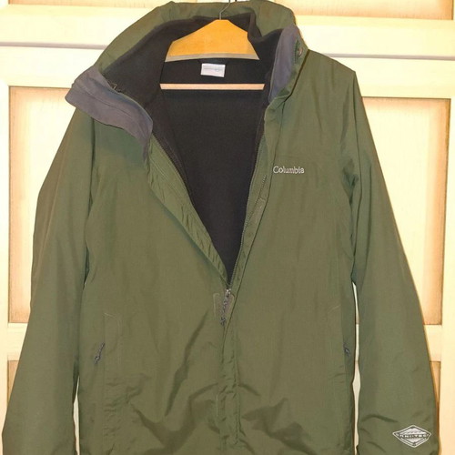 Columbia Mission Air Omni Tech jacket used, green medium