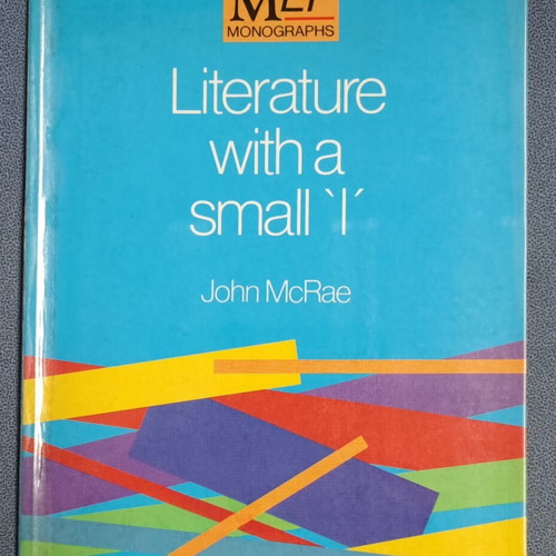 Literature with a Small 'l' like new, English book