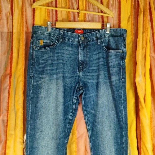 S.Oliver men's jeans used, regular fit, size L, blue