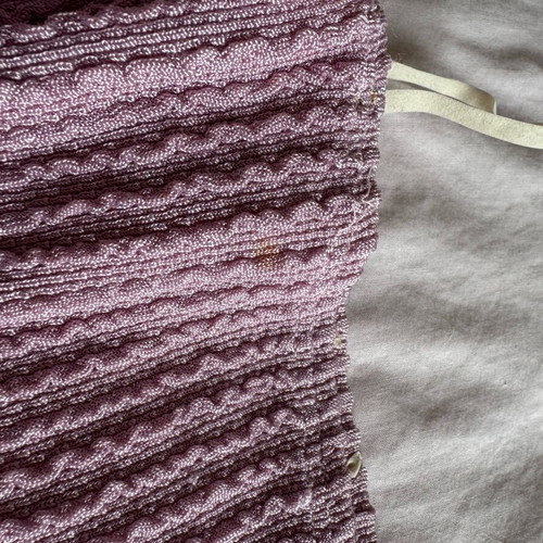 Y2K pink ribbed top like new
