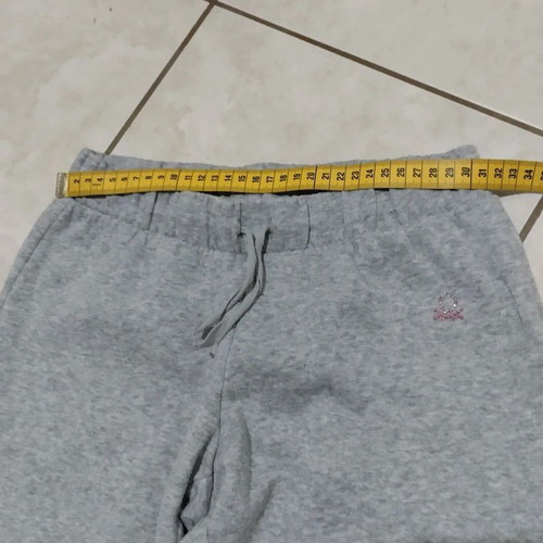 Benetton sport jogger pants for girls 11-12 years, grey melange, size 146