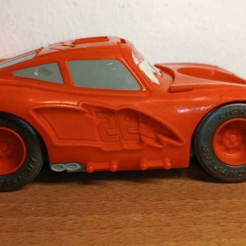 Lightning McQueen car used from Pixar Play-Doh Disney toy