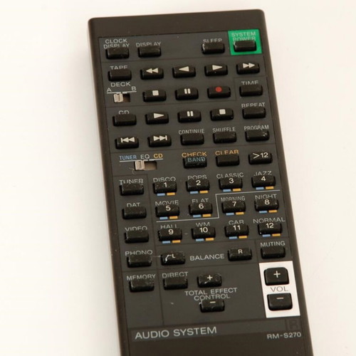 Sony RM-S270 Remote Control like new for MHC-2700 Sound Systems