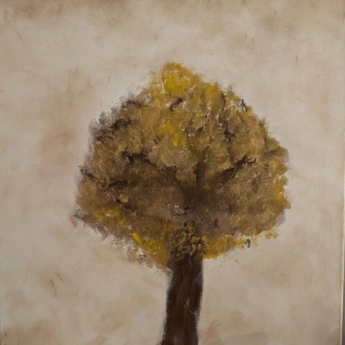 Painting used oil on canvas 50x70 cm authentic