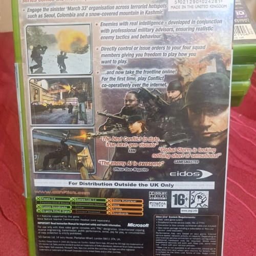 Microsoft Xbox game Conflict Global Storm like new in box