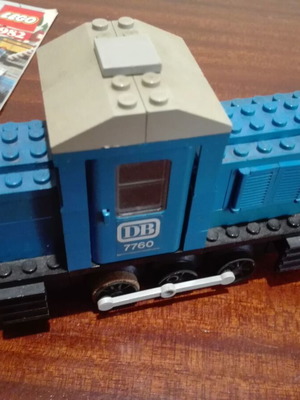 Lego 7760 Diesel Shunter Locomotive used, complete train wagon 100%