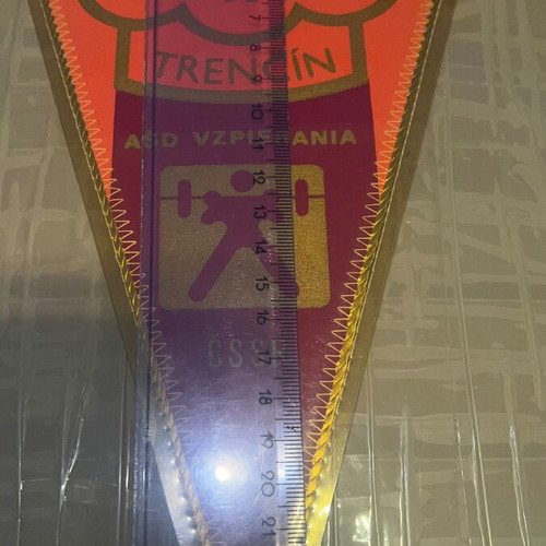 Czechoslovakia Weightlifting Banner like new, 1970s