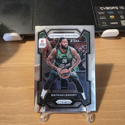 Mathias Lessort Panathinaikos Panini Euroleague card like new 2023-24