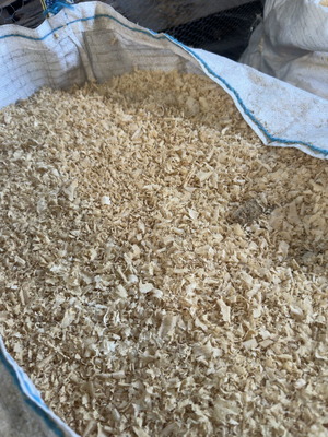 Fir wood shavings 35 kg bag new for heating or bedding