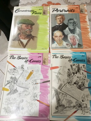 Leonardo Collection educational painting books used, set 29,32,34,35,39