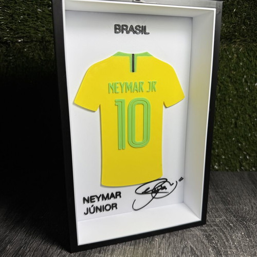 3D Printed Διακοσμητικό Κάδρο Neymar Βραζιλία Κατόπιν Παραγγελίας