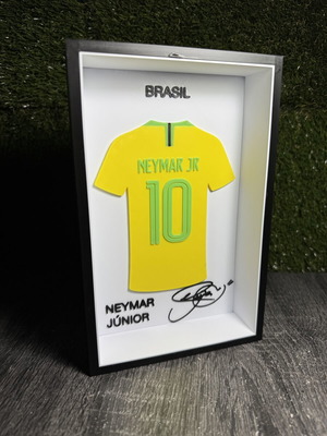 3D Printed Διακοσμητικό Κάδρο Neymar Βραζιλία Κατόπιν Παραγγελίας
