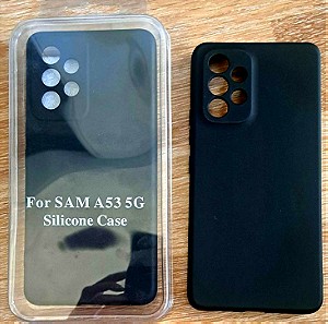 2 Μαυρες Θηκες Σιλικονης Για Samsung Galaxy A53 5G