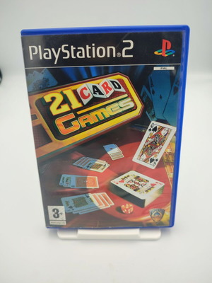 21 Card Games PlayStation 2 PS2 like new