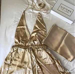 Καινούργια αφόρετη ολόσωμη φόρμα από μετάξι (100% silk) αξίας 450€