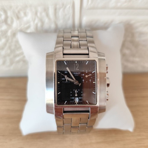 Tissot 1853 TXL Chronograph watch used, black