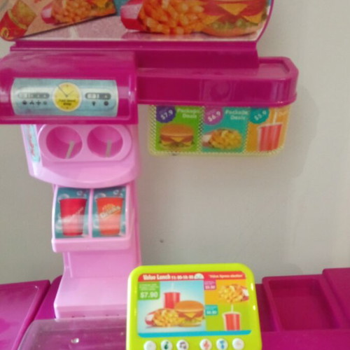 Educational toy play kitchen set