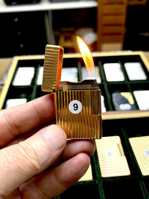 Αναπτήρας DuPont N9 χρυσός μεταχειρισμένος, vintage