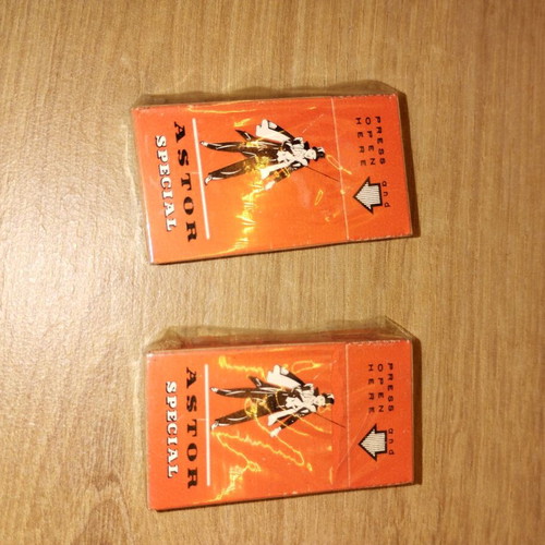 Astor vintage razor blades new, pack of 2