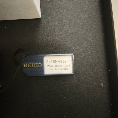 Seiko Alarm Chronograph SNAB59P1 wristwatch, NOS with box