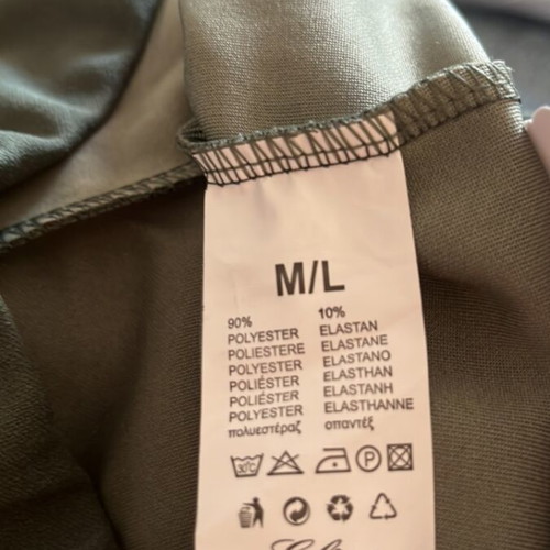 Celestino pants new, size M-L, olive green with pockets and elastic