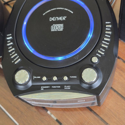 Denver MCA-180 CD player used with radio and alarm clock