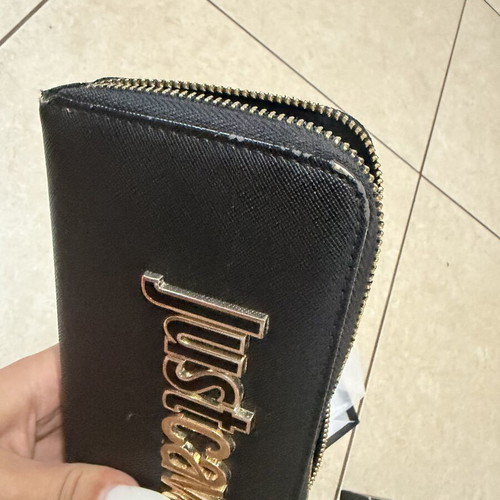 Just Cavalli wallet like new, black