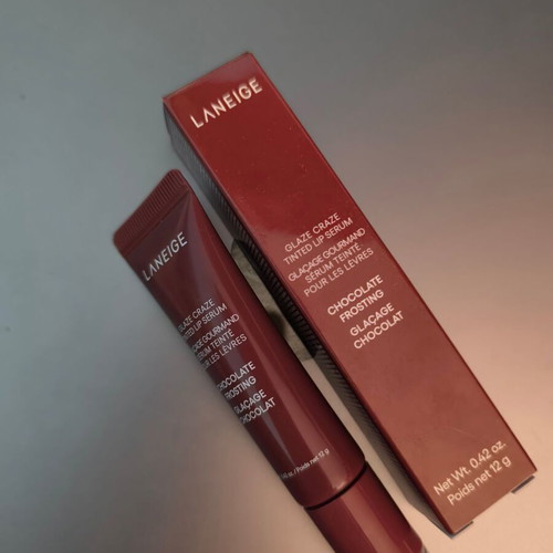 Laneige Lipstick hydrating gloss with Hailey Bieber color