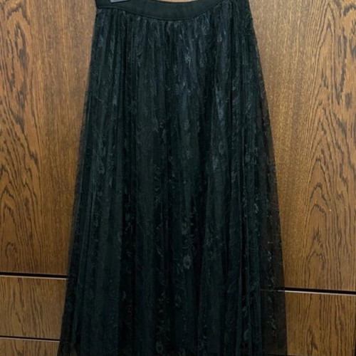 Midi skirt double-sided like new, black
