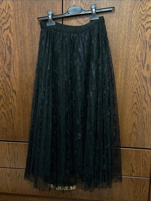 Midi skirt double-sided like new, black