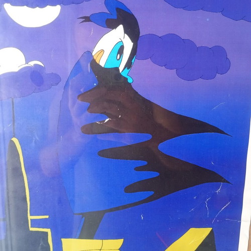 Phantom Duck vintage Disney poster used in frame