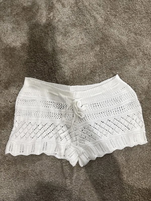 Shein καλοκαιρινό σορτς θάλασσας καινούργιο, άσπρο, μέγεθος M