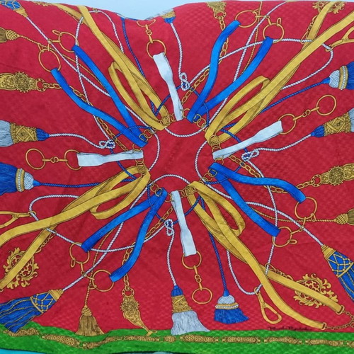 Renato Balestra vintage silk scarf 100% 84x84