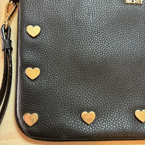 Victoria’s Secret wallet used, black handheld