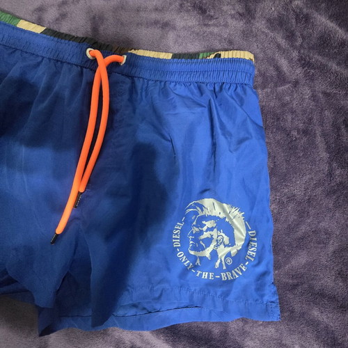 Diesel swim shorts size M, blue