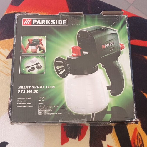 Paint spray gun Parkside PFS 100 B2 new