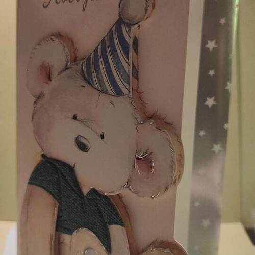 Trifold Happy Birthday Card with Jean Blouse new
