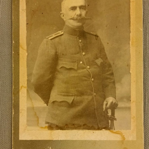 Φωτογραφία πάνω σε χαρτόνι του 1880 μεταχειρισμένη