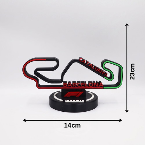 F1 Barcelona Circuit decorative piece new