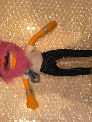 Decorative figure of Muppet-type character like new